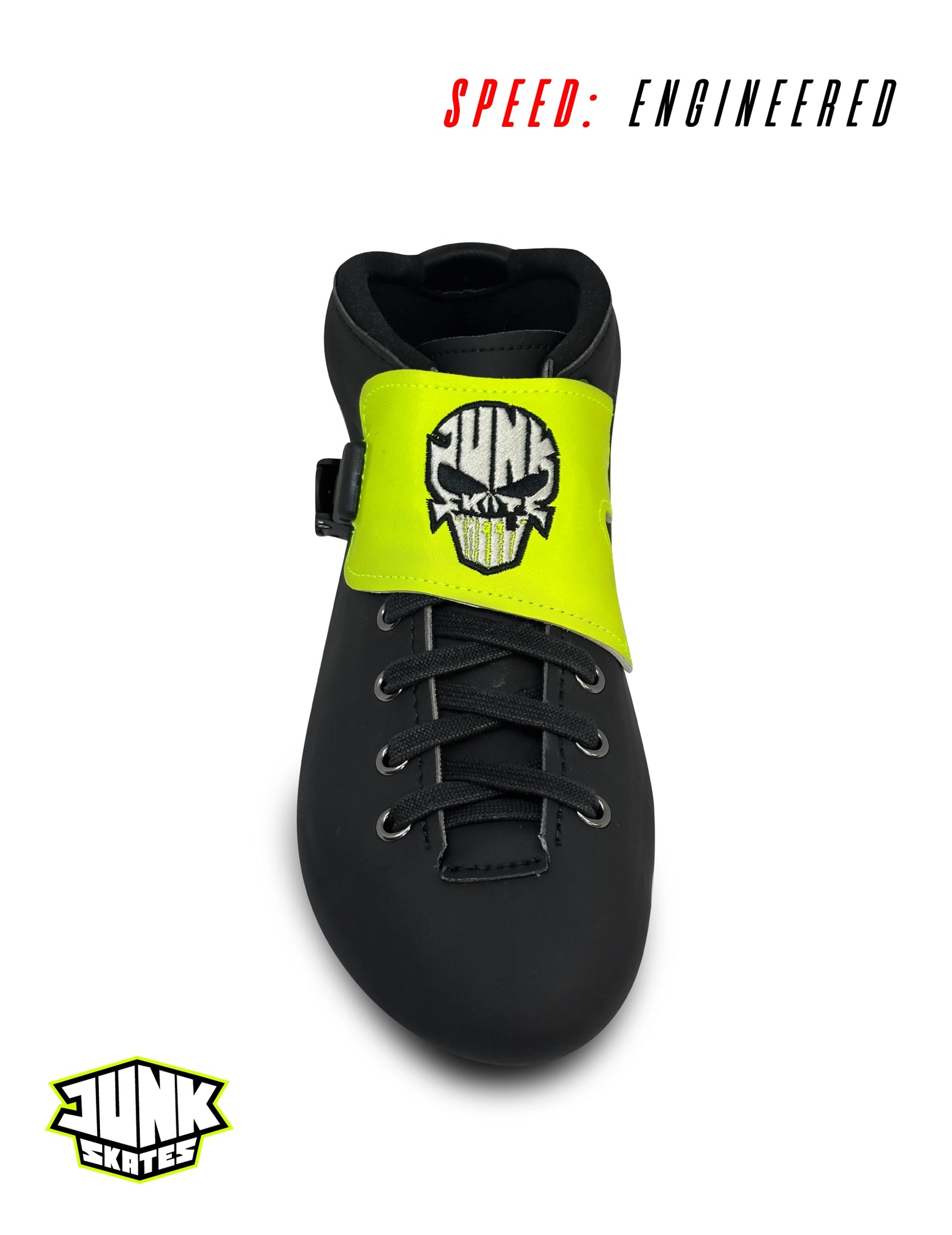 Junk Element Boots – Matte Black + Fluo Yellow