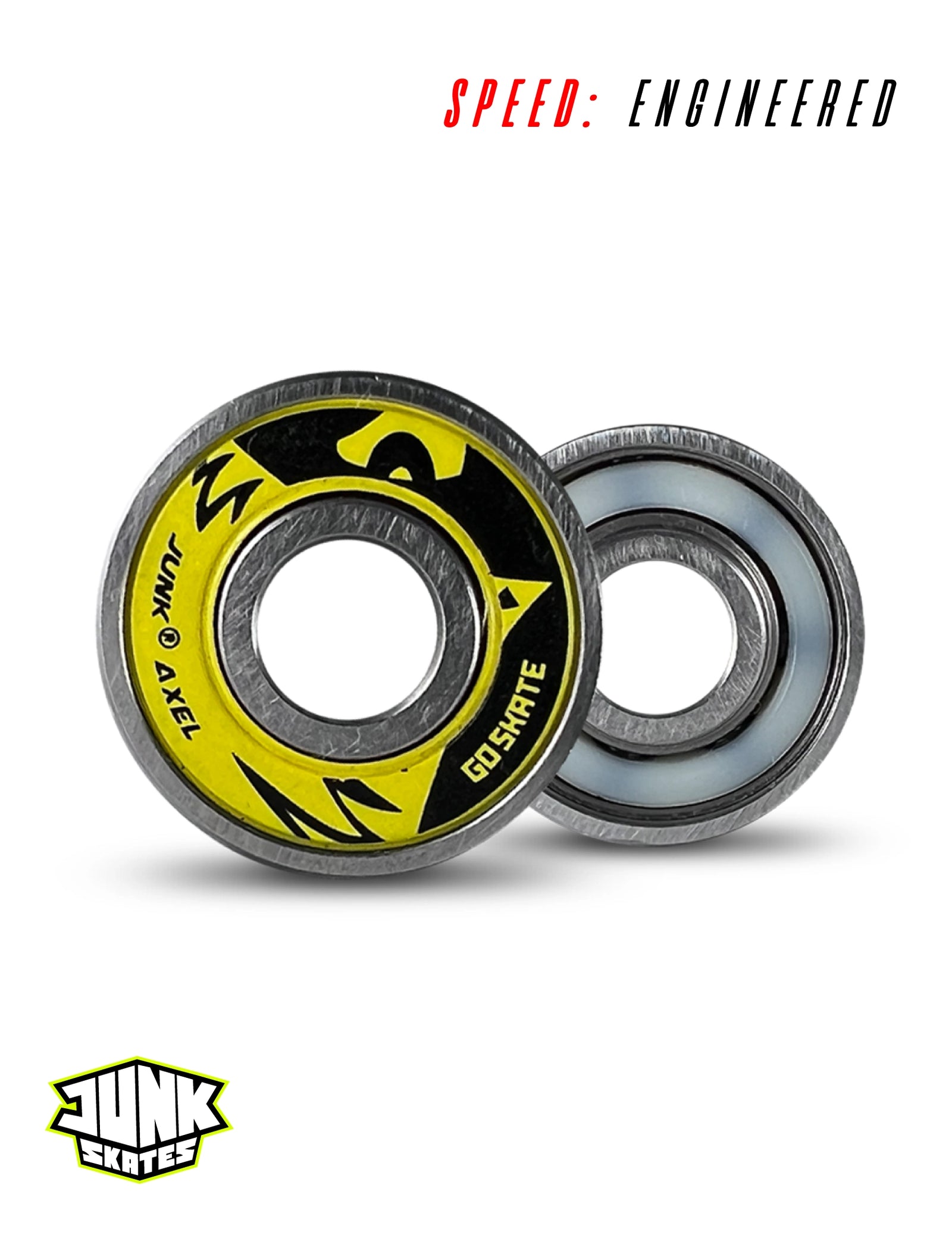 Axel Quad Ceramic Bearings Si3N4  * For 7MM Quad skates Only*
