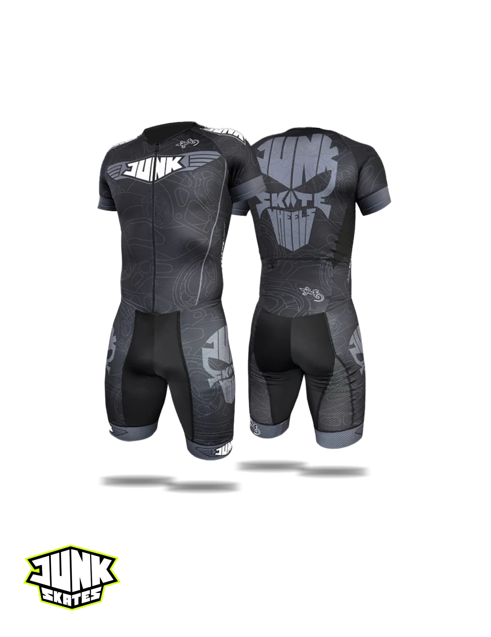 Junk Classic Black Racing Suit - Short Sleeve