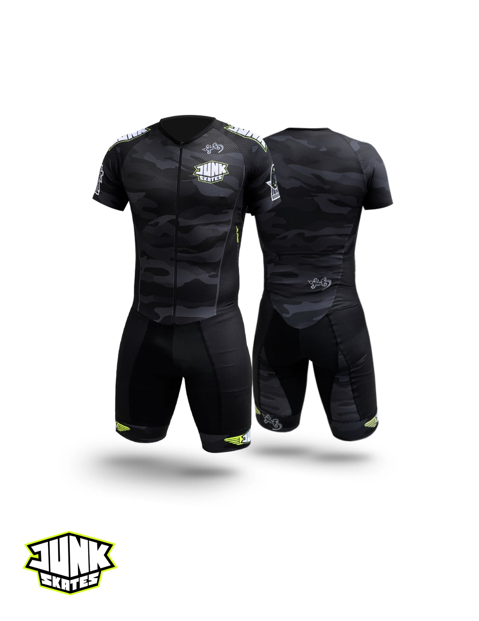 Junk Dark Camo Elite Racing Suit - Short Sleeve