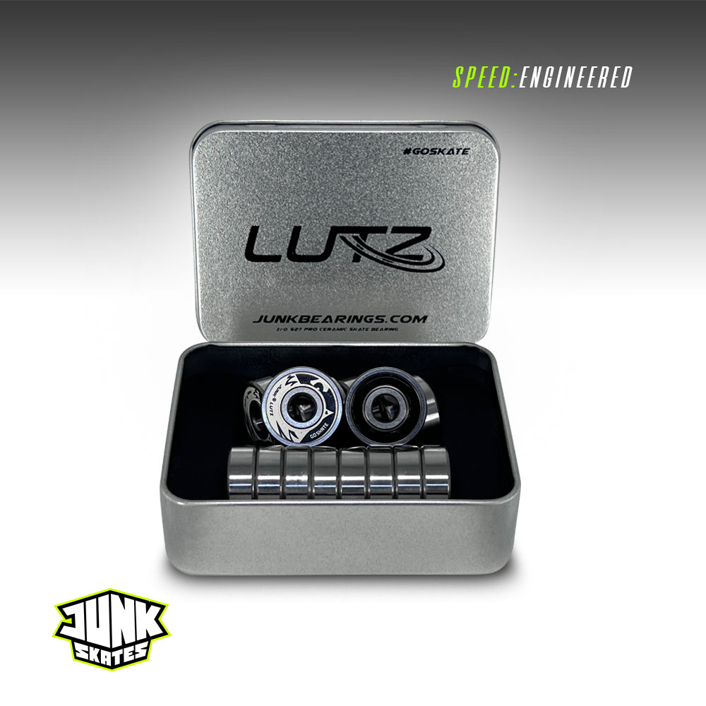 Lutz Quad Ceramic Bearings Zr0 * For 7MM Quad skates Only*