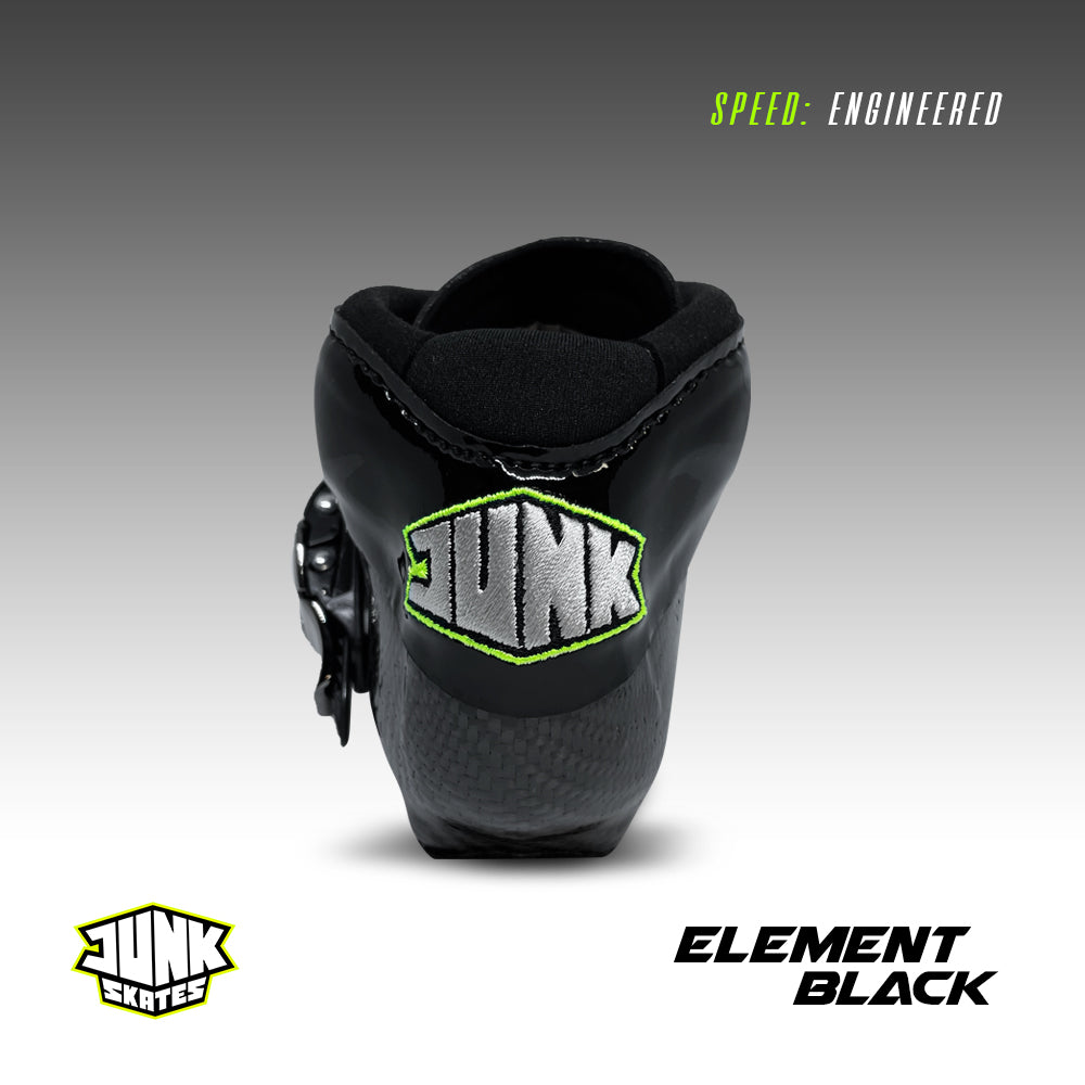 Junk Element Black Premium Inline Skate Boots