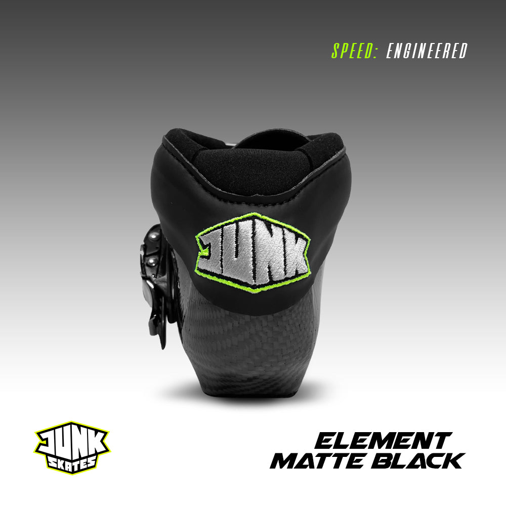 Junk Element Matte Black Boots