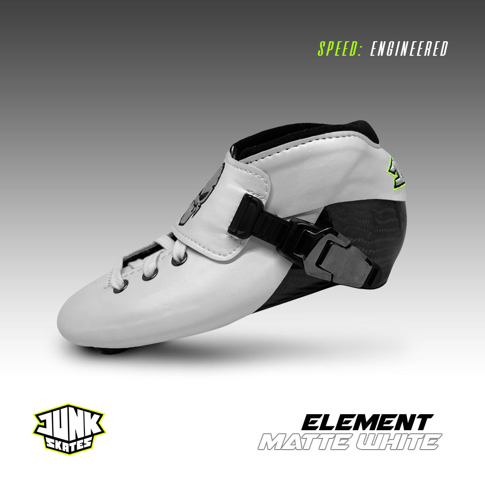 Junk Element Matte White Boots