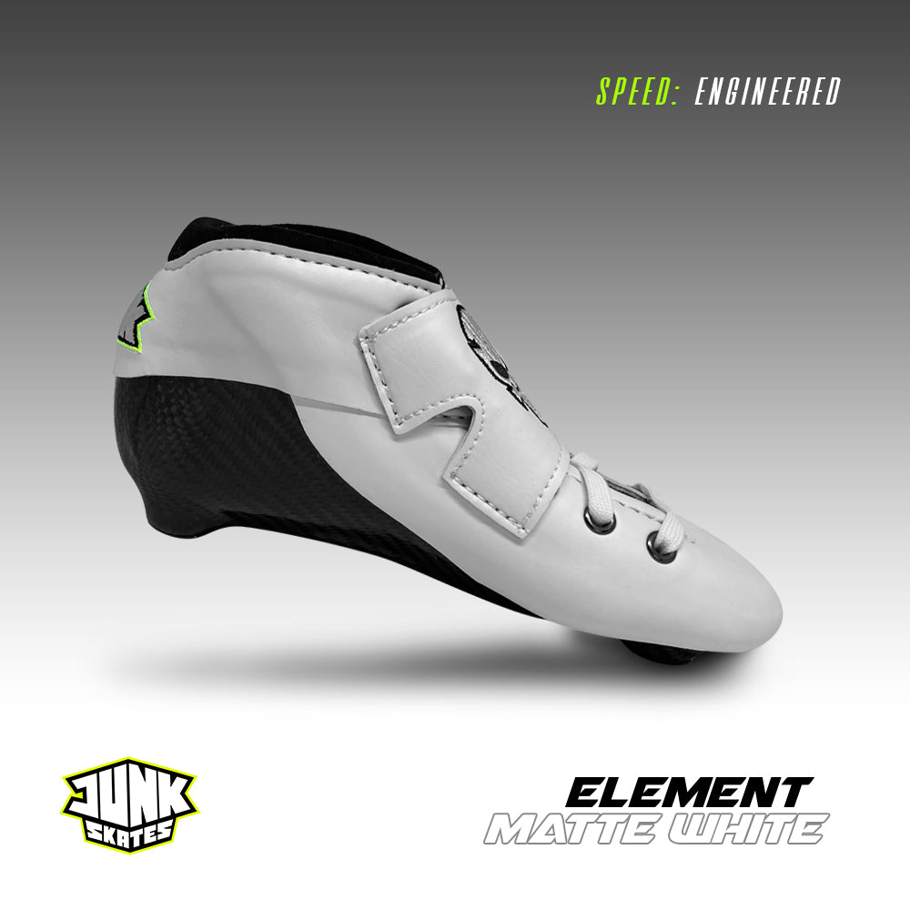 Junk Element Matte White Boots