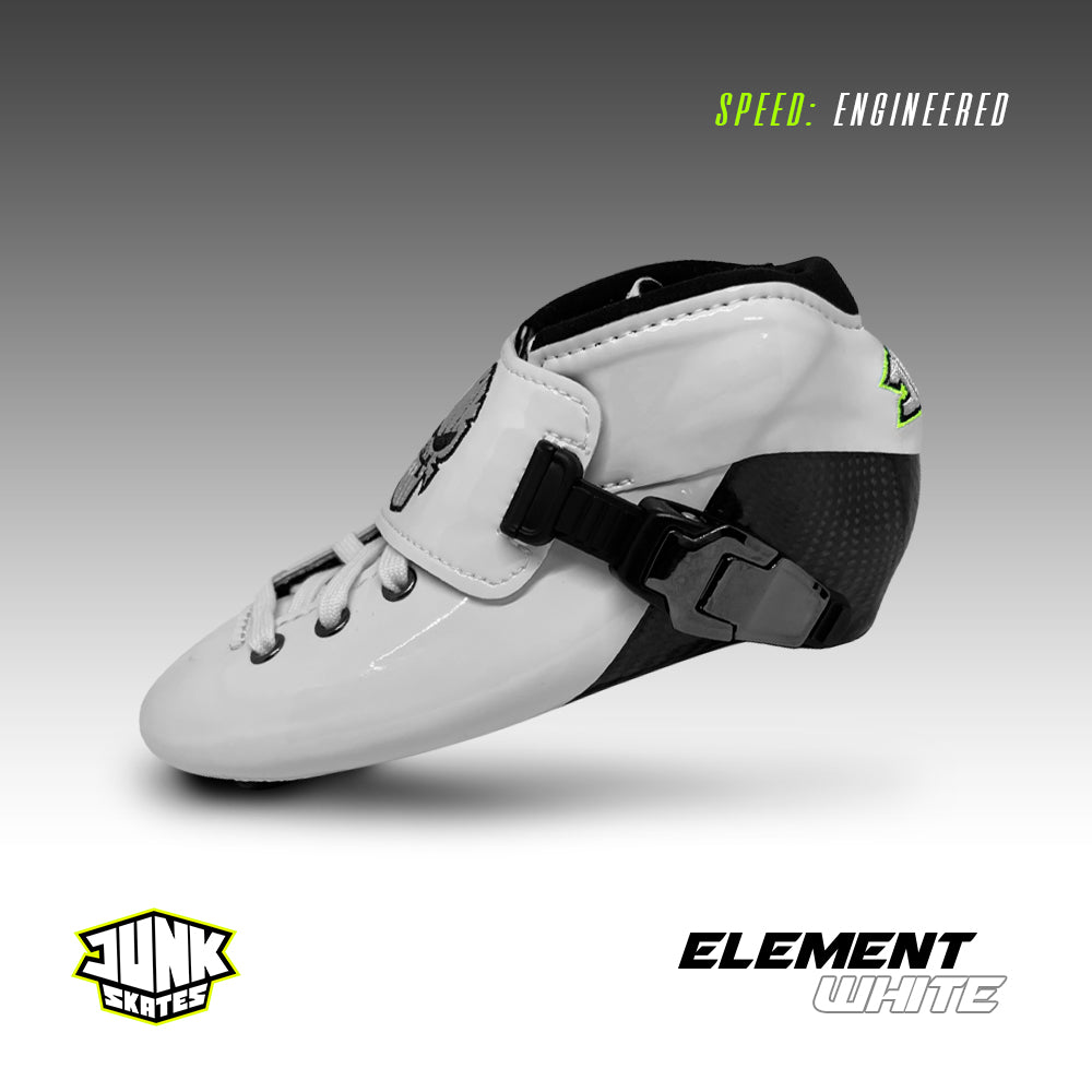Junk Element White Premium Inline Skate Boots