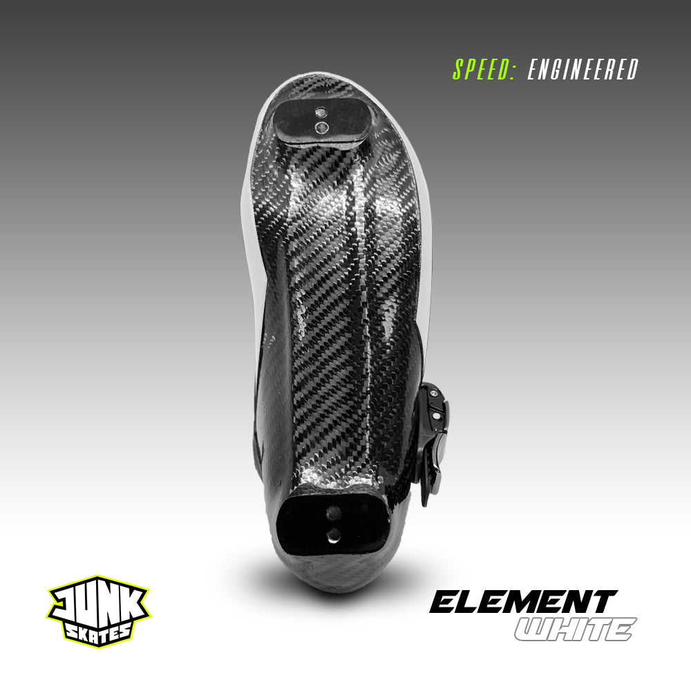 Junk Element White Premium Inline Skate Boots