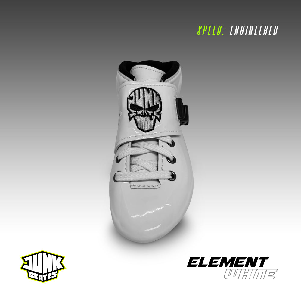 Junk Element White Premium Inline Skate Boots