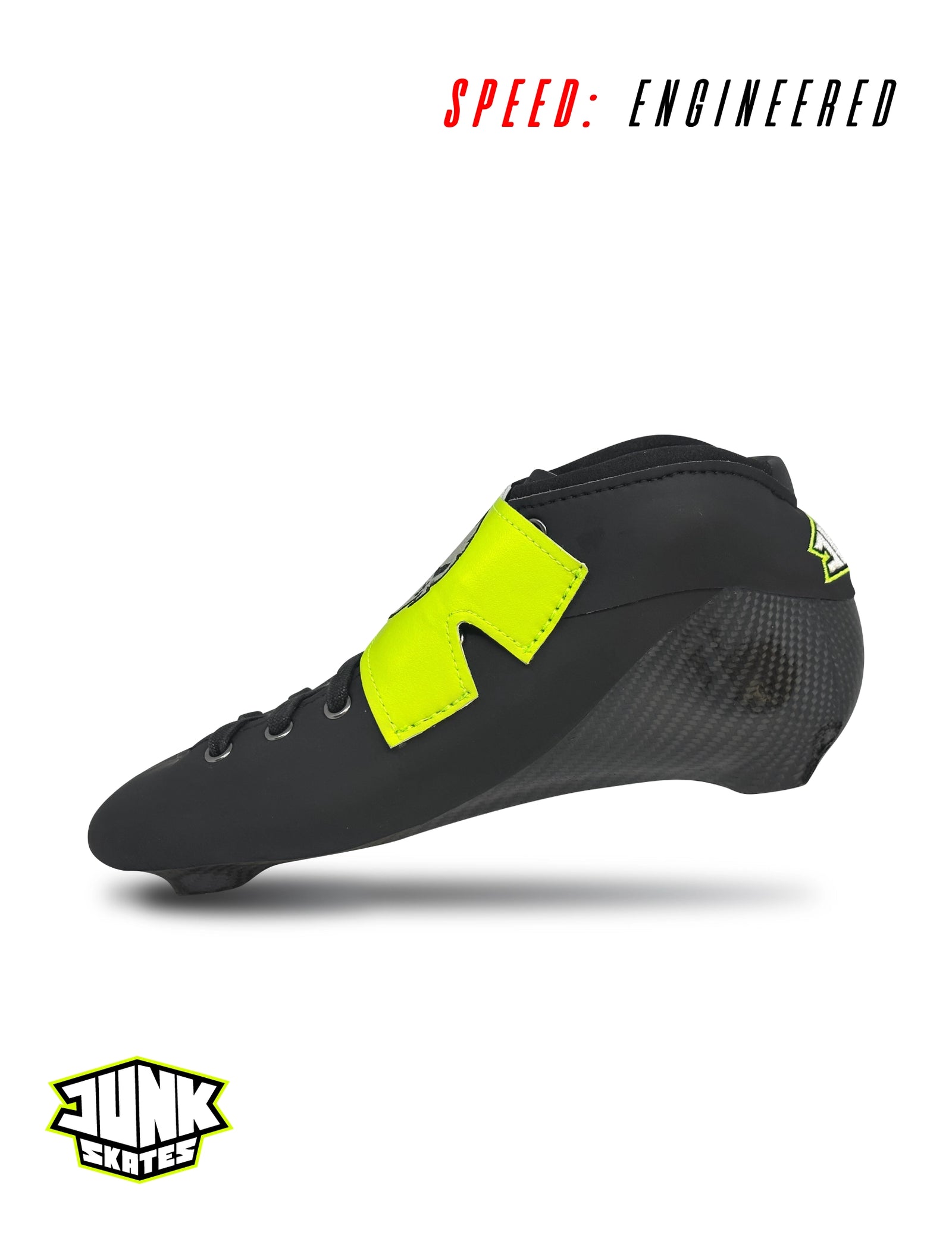 Junk Element Boots – Matte Black + Fluo Yellow