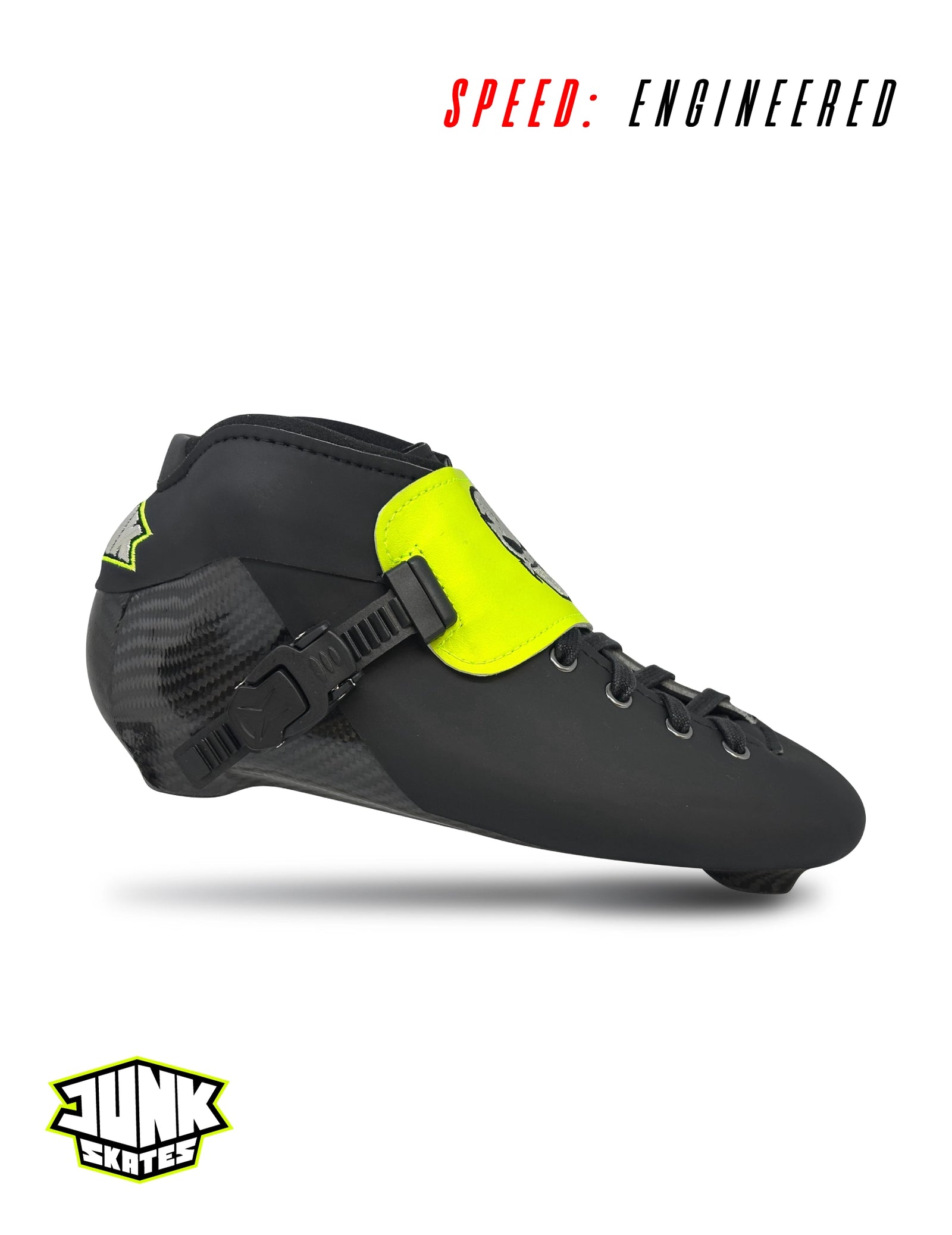 Junk Element Boots – Matte Black + Fluo Yellow