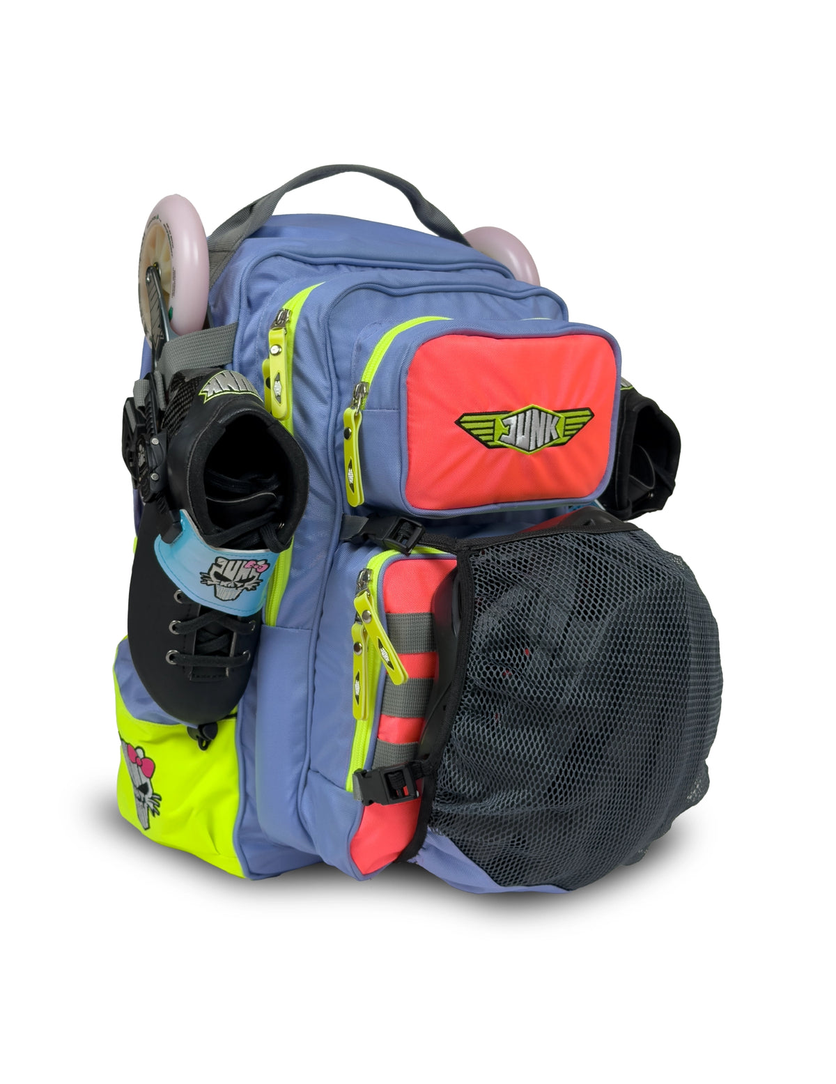 Skate Backpack Purple + Pink