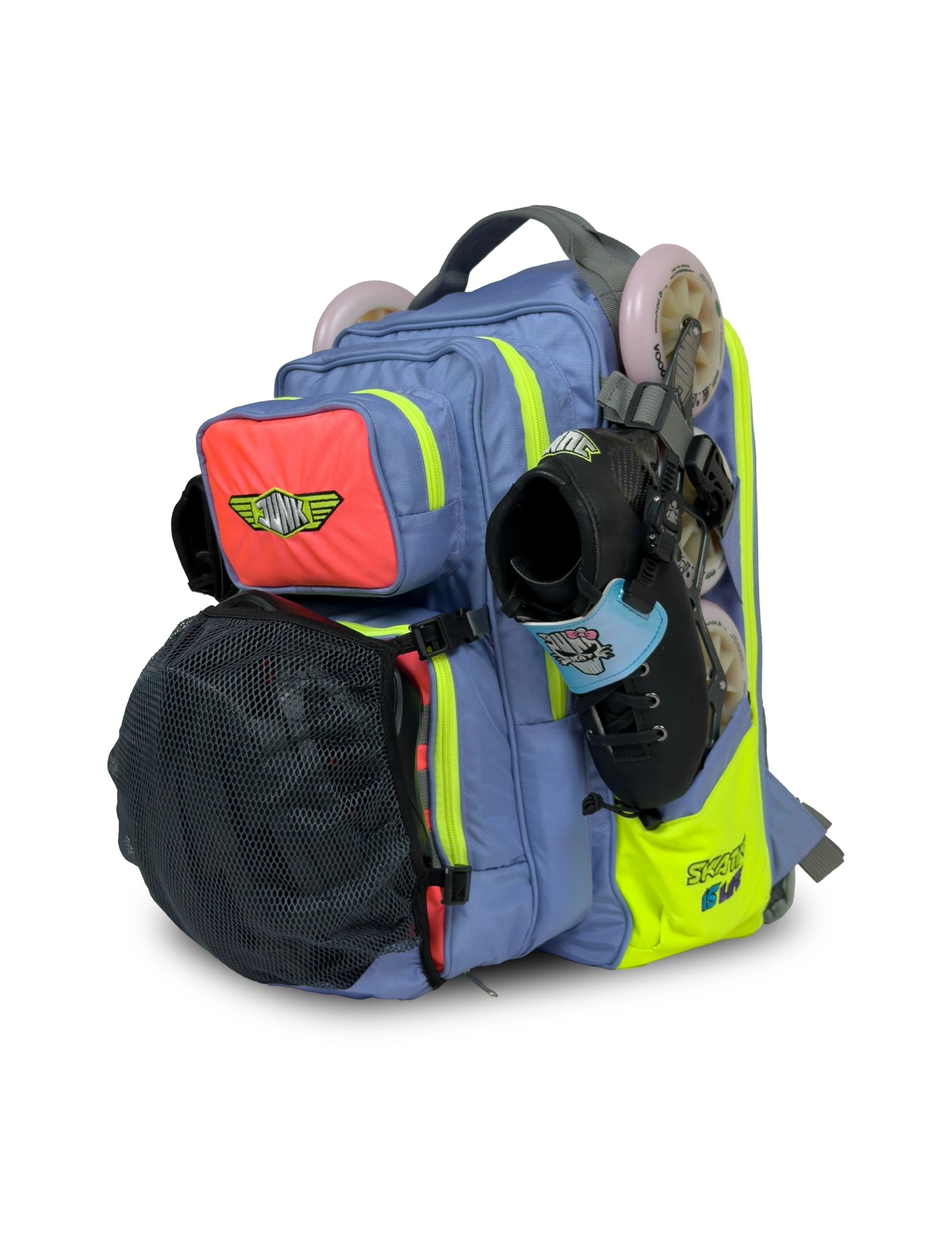 Skate Backpack Purple + Pink
