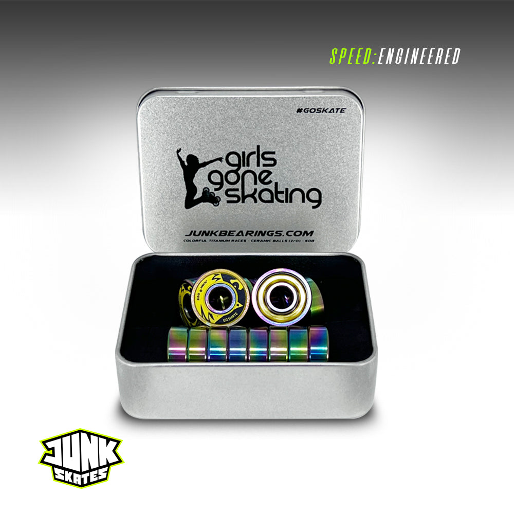 Girls Gone Skating Ceramic + Titanium Bearings