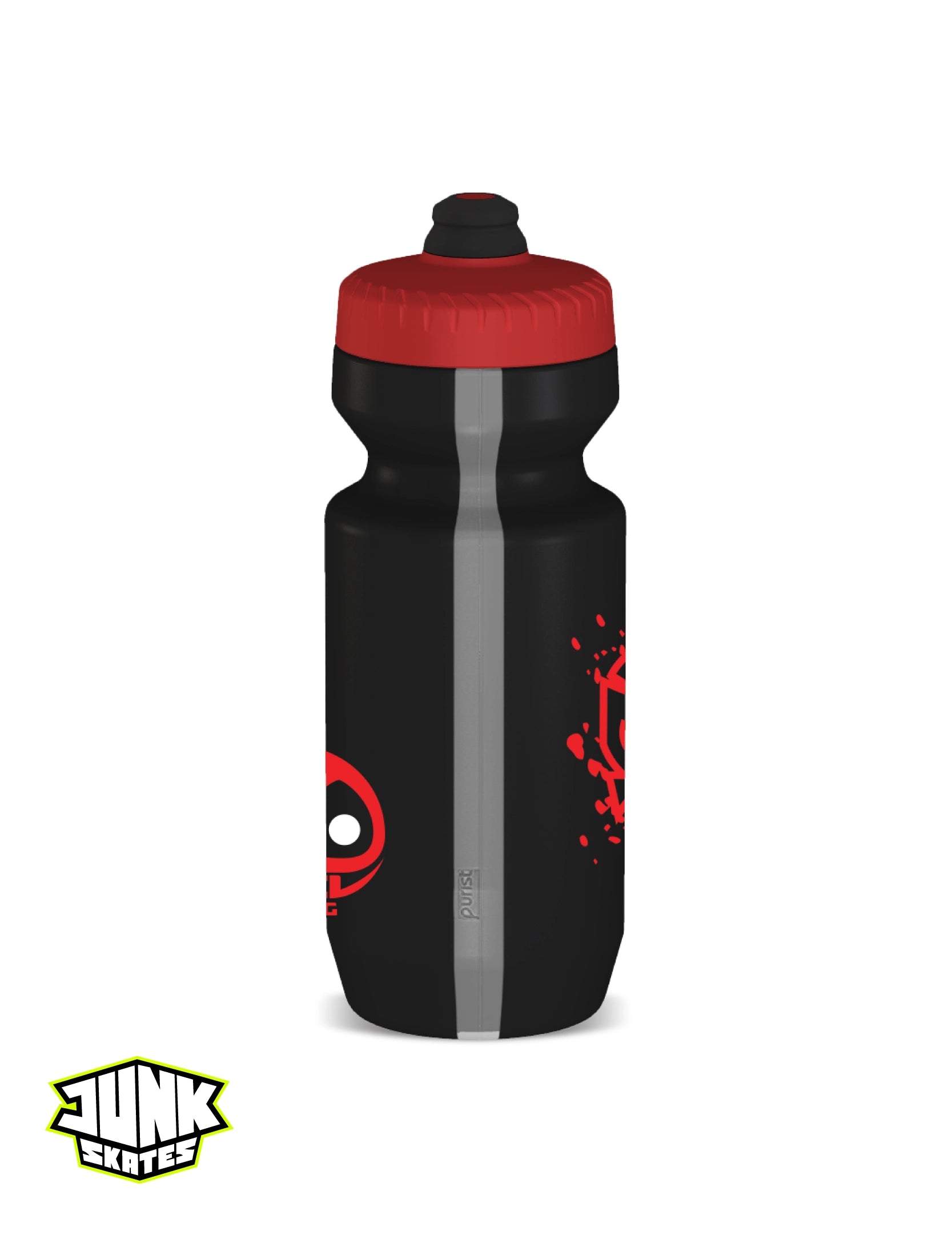 Red Junk Skull Black Purist Water Bottle – MoFlo (22oz)