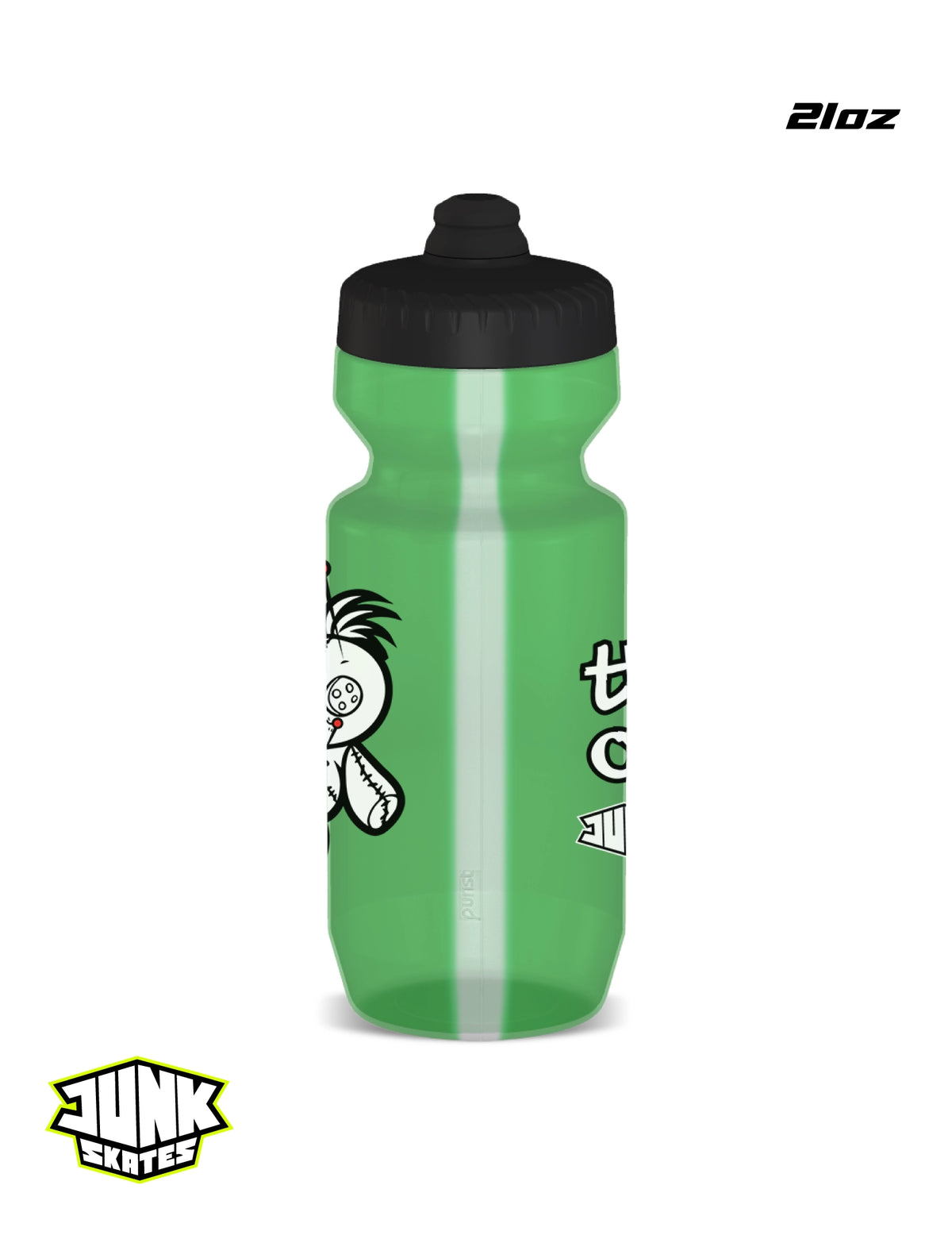 Thinking of You Transparent Green Water Bottle – Big Mouth 21 or 24oz (Made in USA)