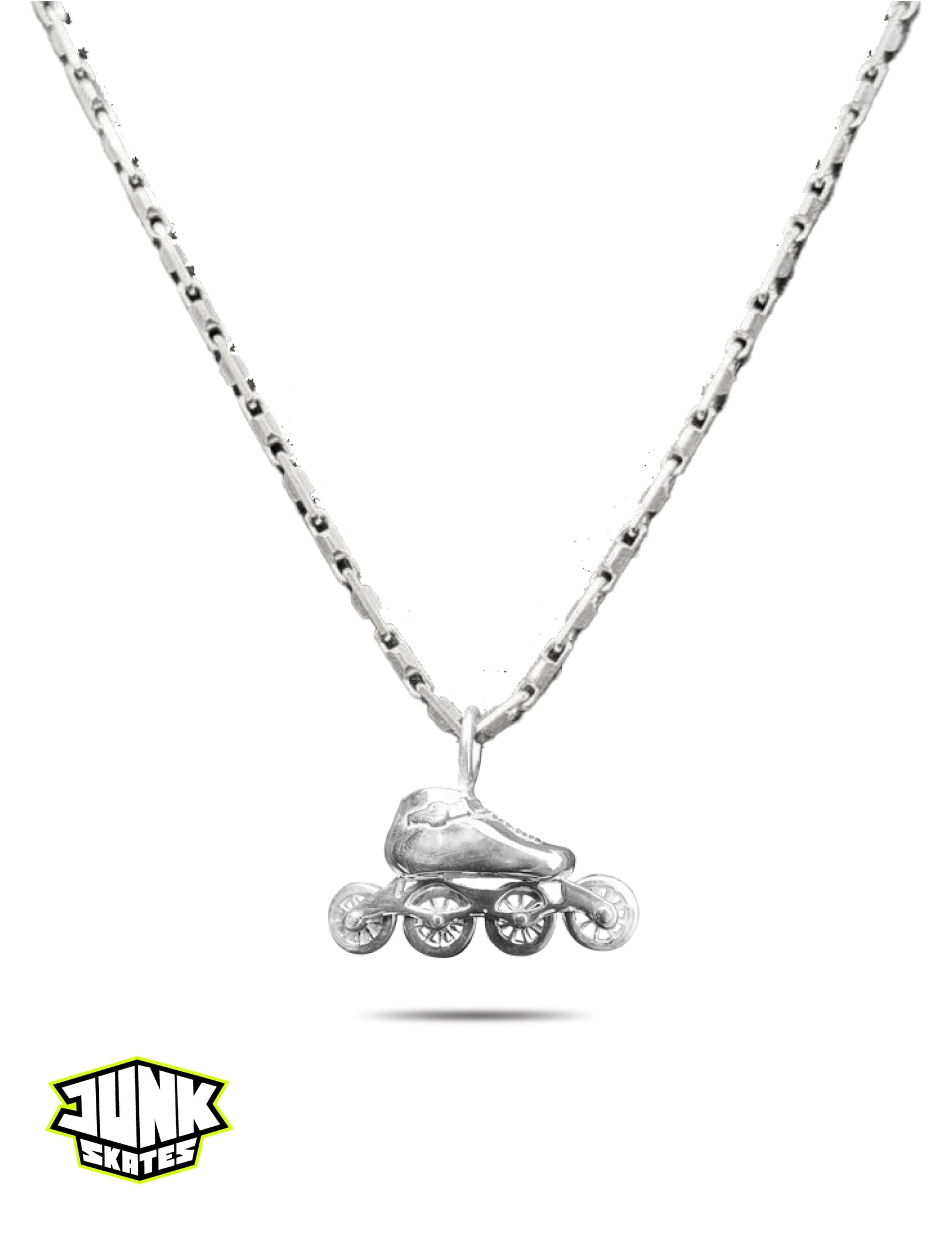 Silver Speed Skate Charm