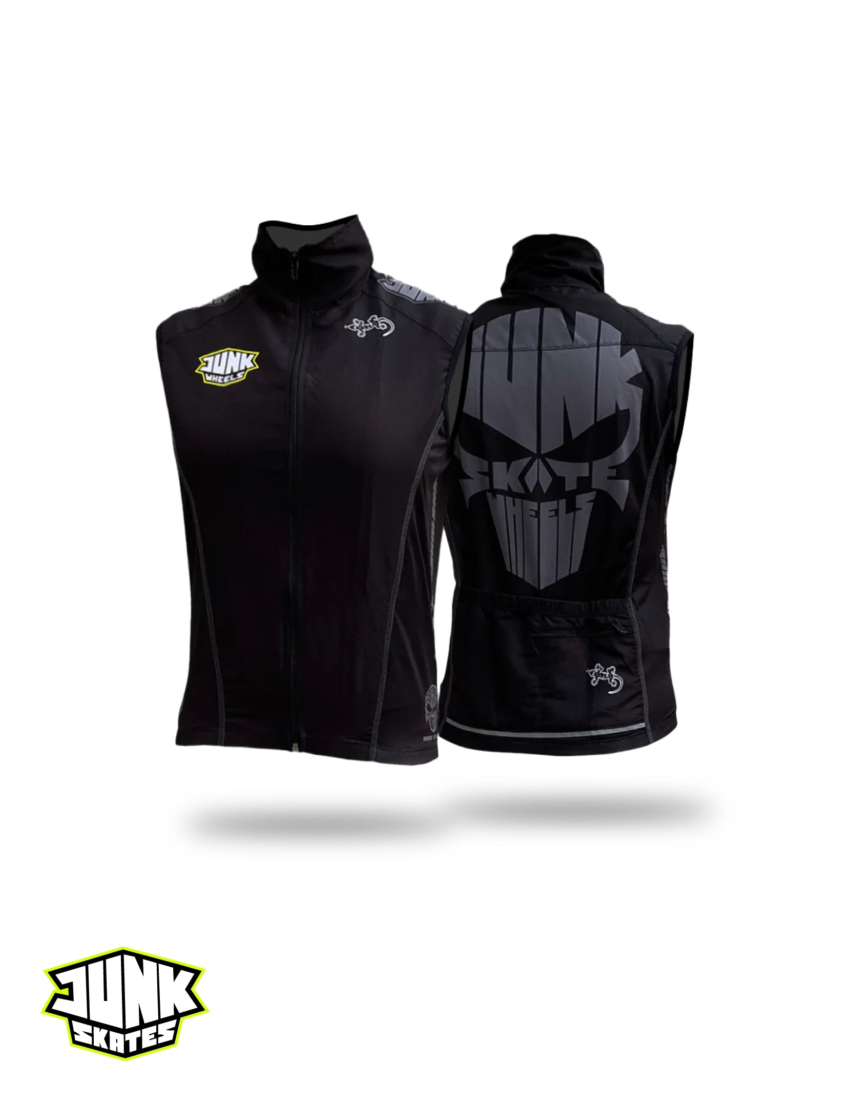 Junk Wheels WindBlock Vest Black
