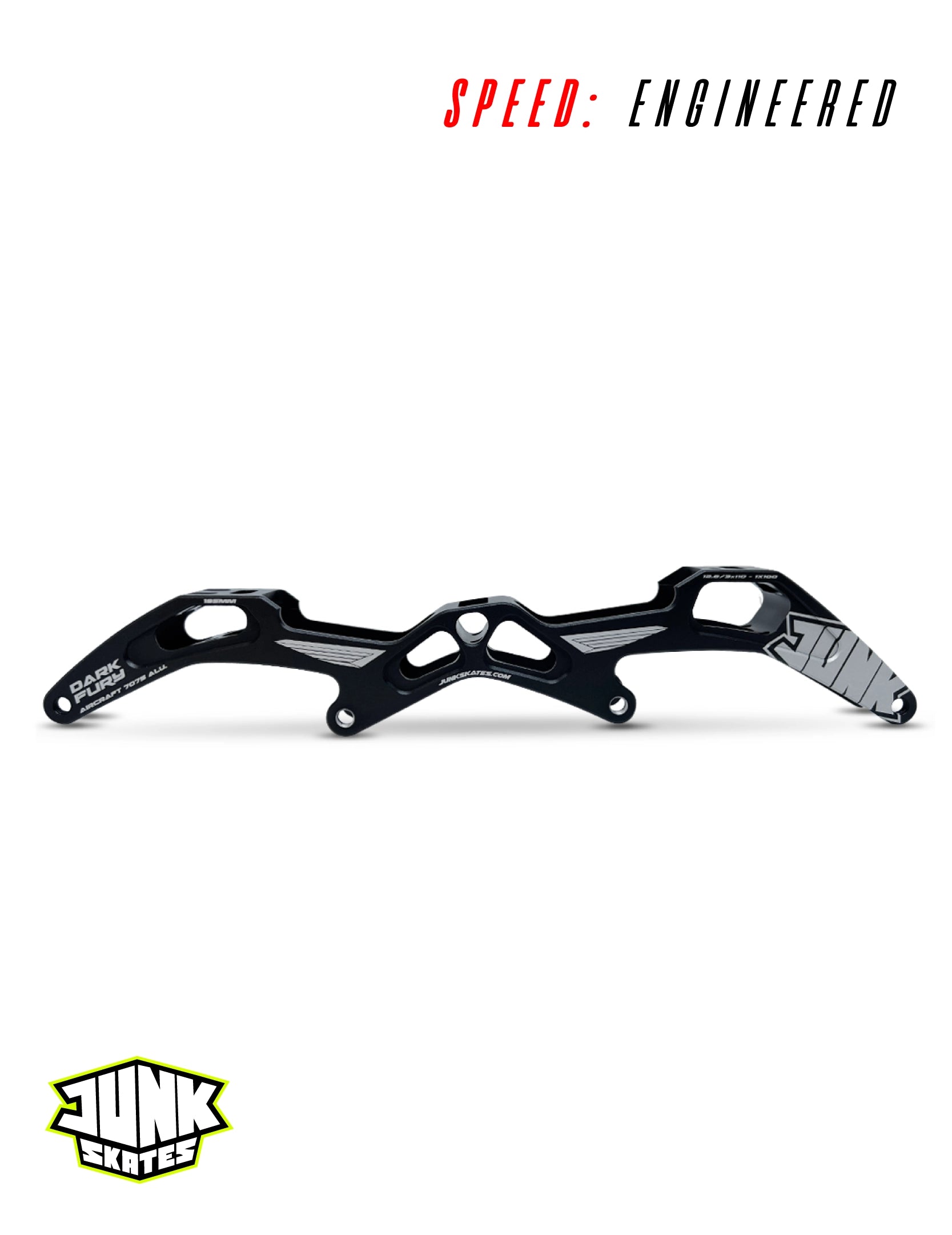 Junk Dark Fury Frame HiLo 3x110 1x100mm | Inline Skating Frame