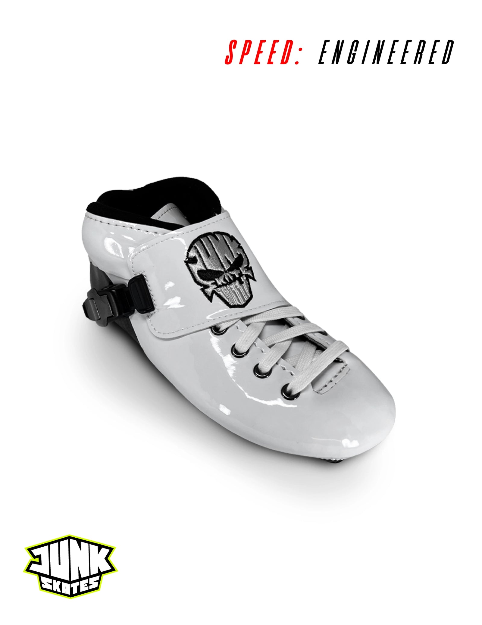 Junk Element White Premium Inline Skate Boots