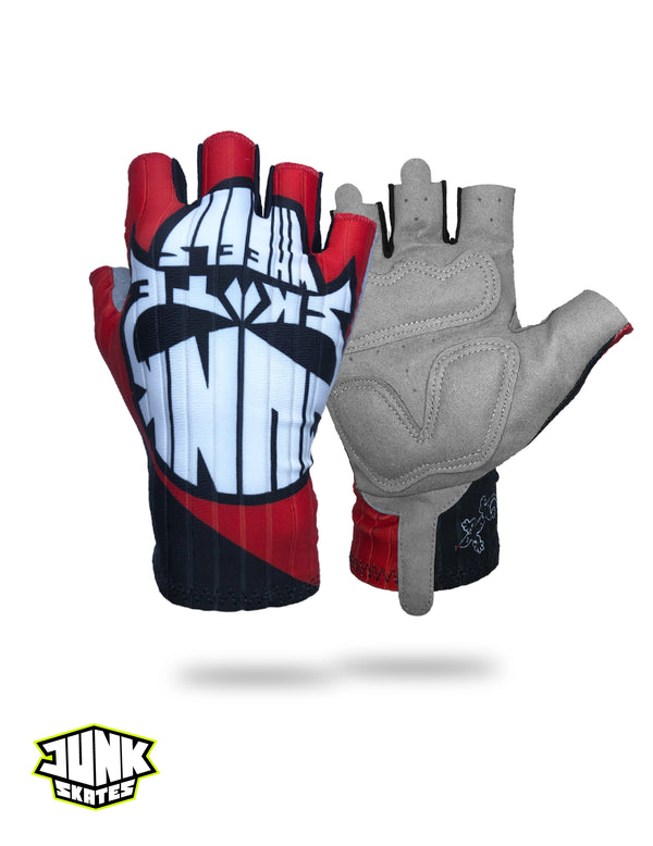 Junk Skull Aero Racing Gloves | Inline Skating Apparel | Junk Wheels