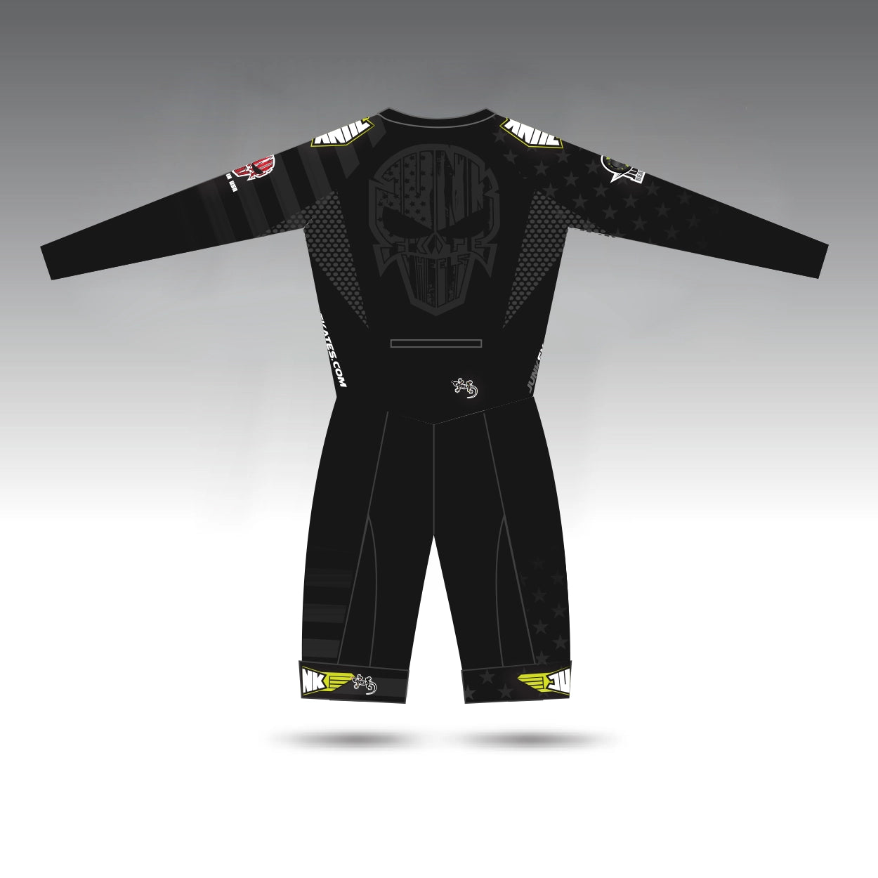 Junk USA Black Out Pro Racing Suit – Elite Aero Speed Suit - Junk Wheels