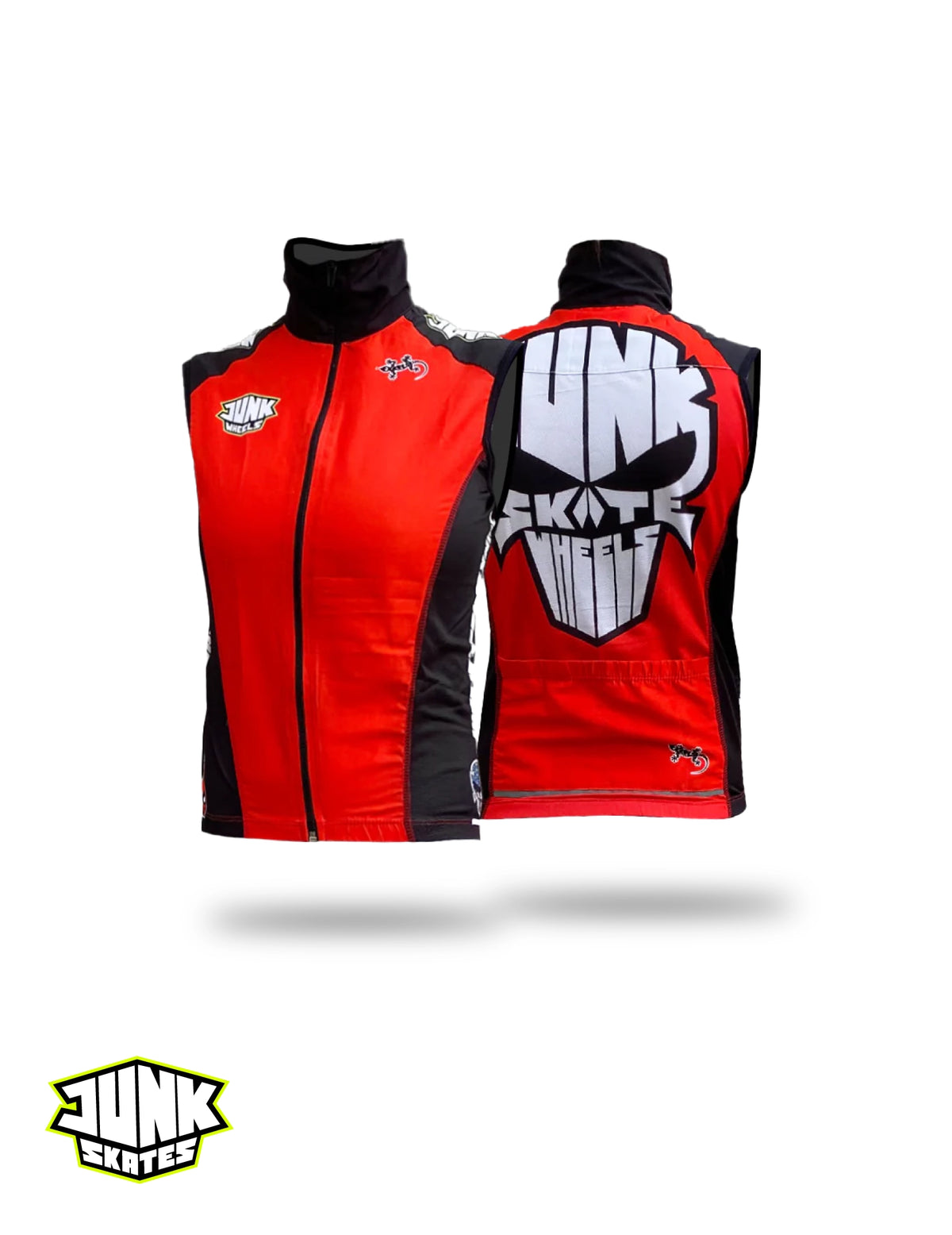 Junk Wheels WindBlock Vest Red