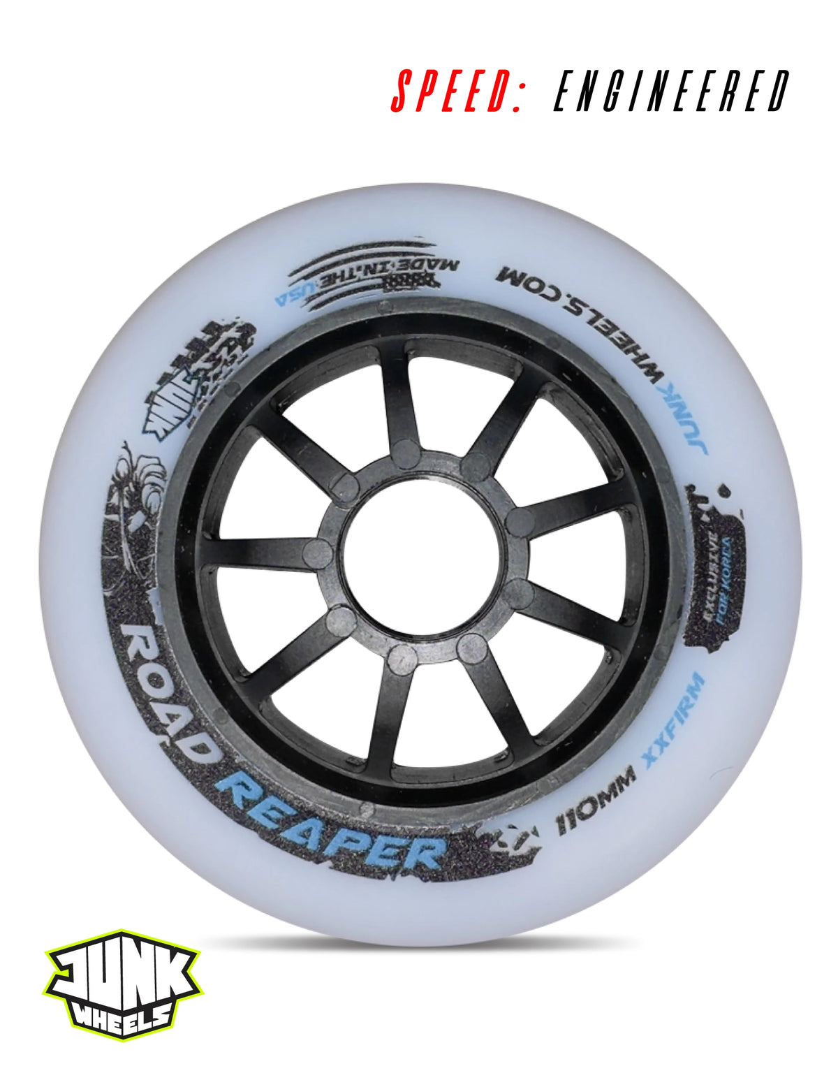 Junk Wheels Junk Road Reaper 110XXF Korea Black