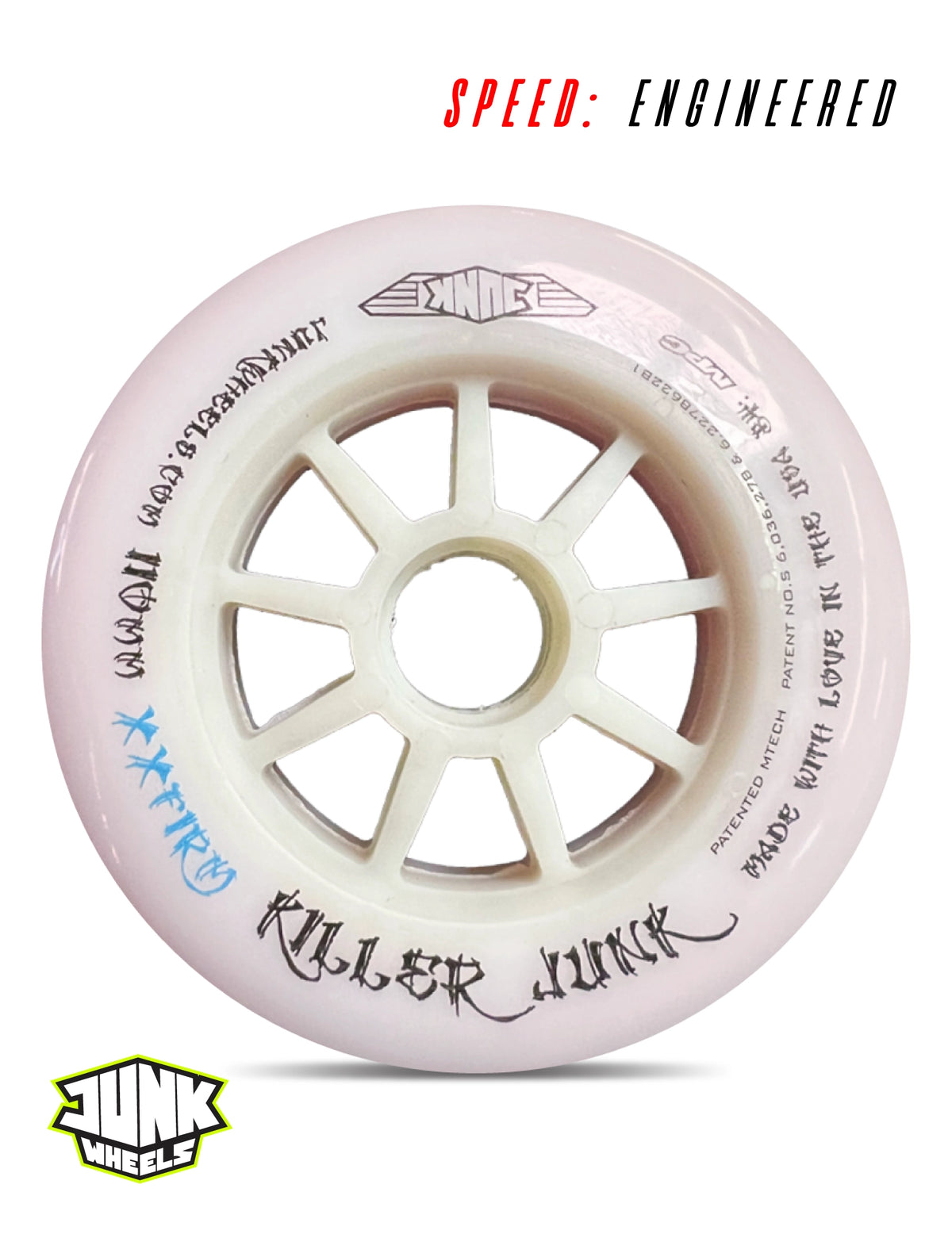 Killer Junk 110mm XX-Firm Speed Skating Wheels