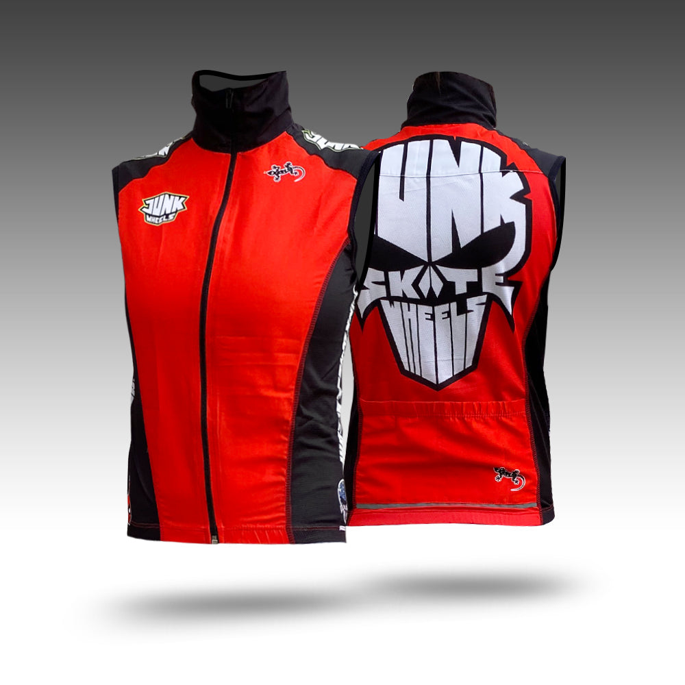 Junk Wheels WindBlock Vest Red | Inline Skating Apparel Junk Wheels WindBlock Vest Red | Inline Skating Apparel