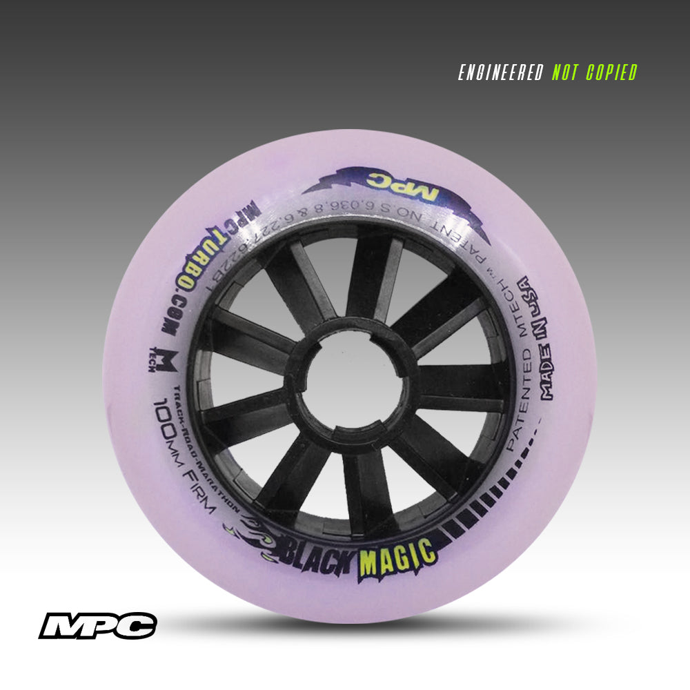 MPC BLACK MAGIC 125mm ウィール 6個 MPC Black Magic 125 MM XFirm Inline Speed Wheels | Inline