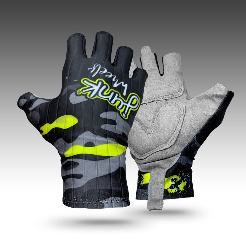 Junk Black Camo Aero Racing Gloves
