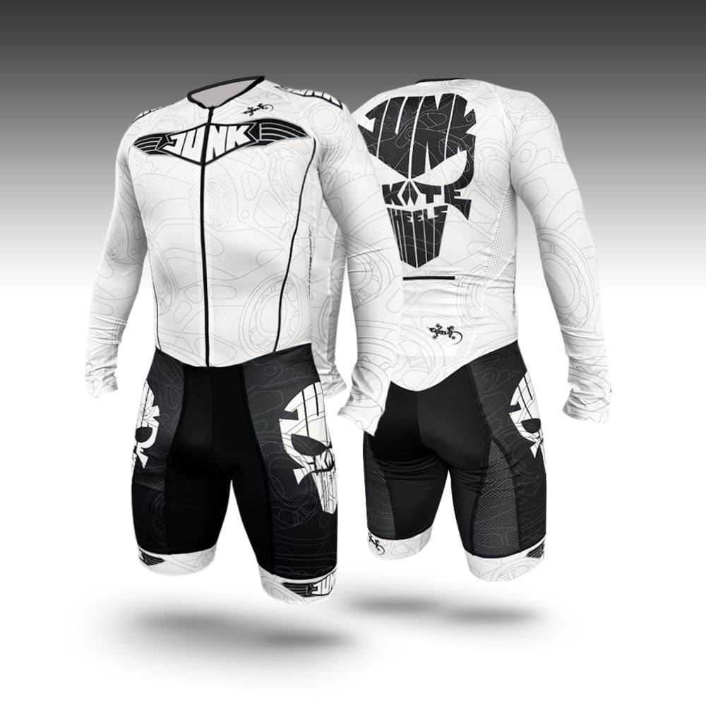 Junk Classic White Racing Suit - Long Sleeve