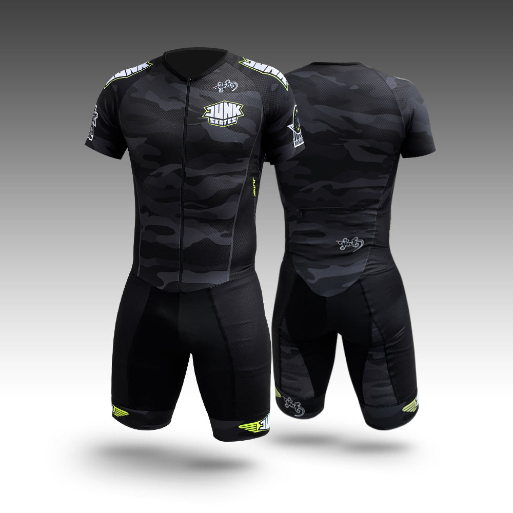 Junk Dark Camo Elite Racing Suit - Short Sleeve