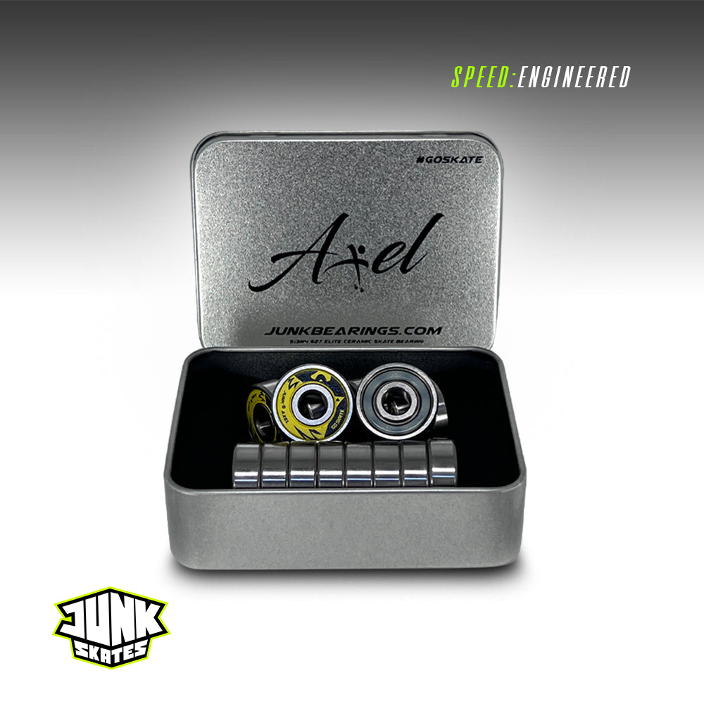 Axel Quad Ceramic Bearings Si3N4  * For 7MM Quad skates Only*