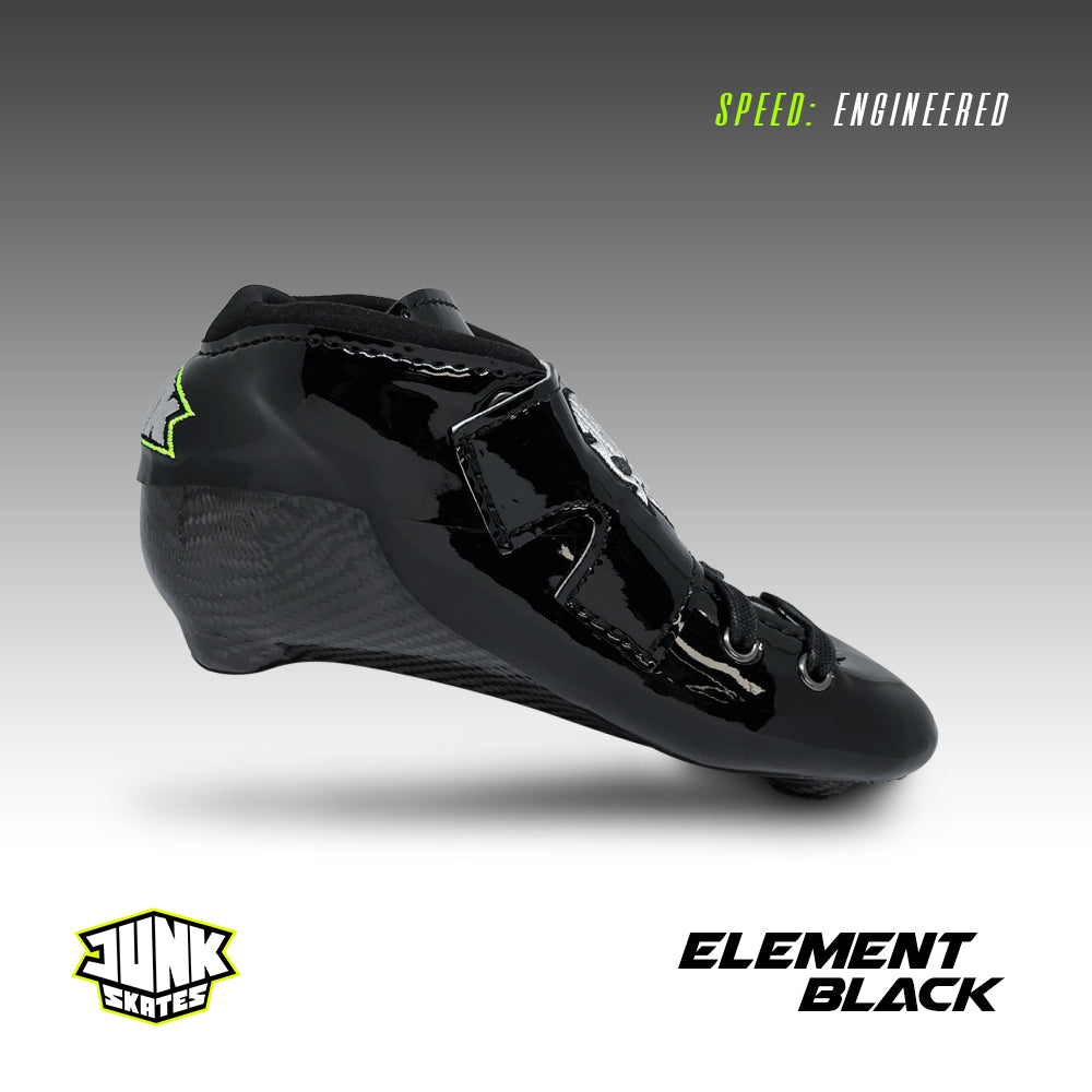 Junk Element Black Premium Inline Skate Boots