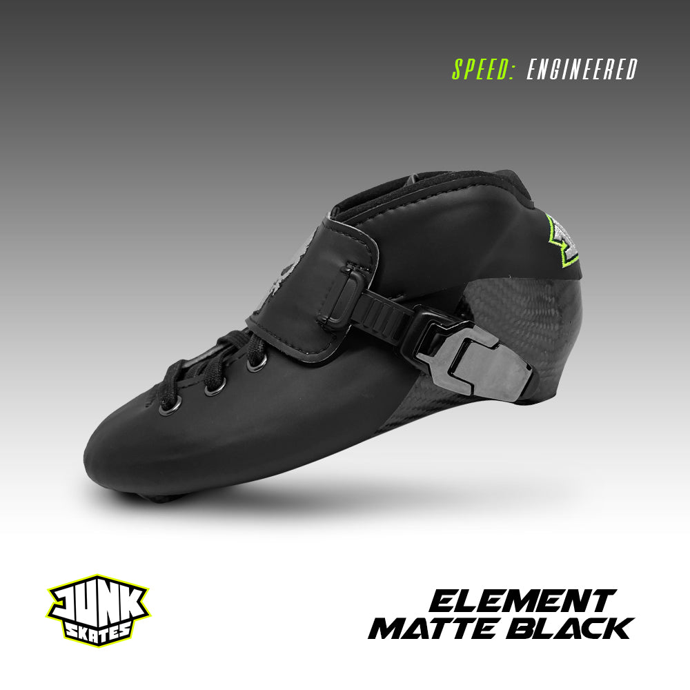 Junk Element Matte Black Boots