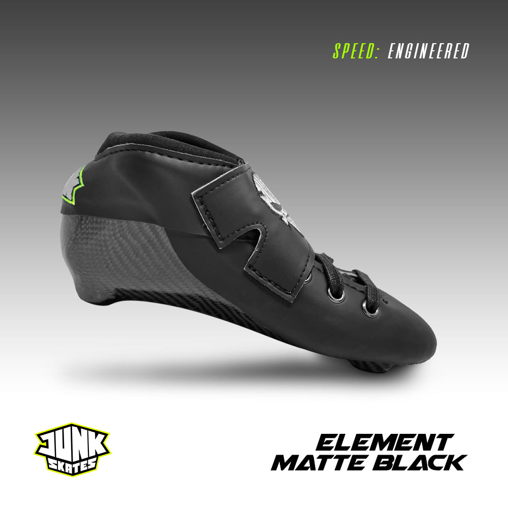 Junk Element Matte Black Boots