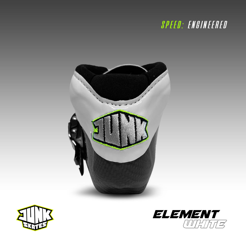 Junk Element White Premium Inline Skate Boots