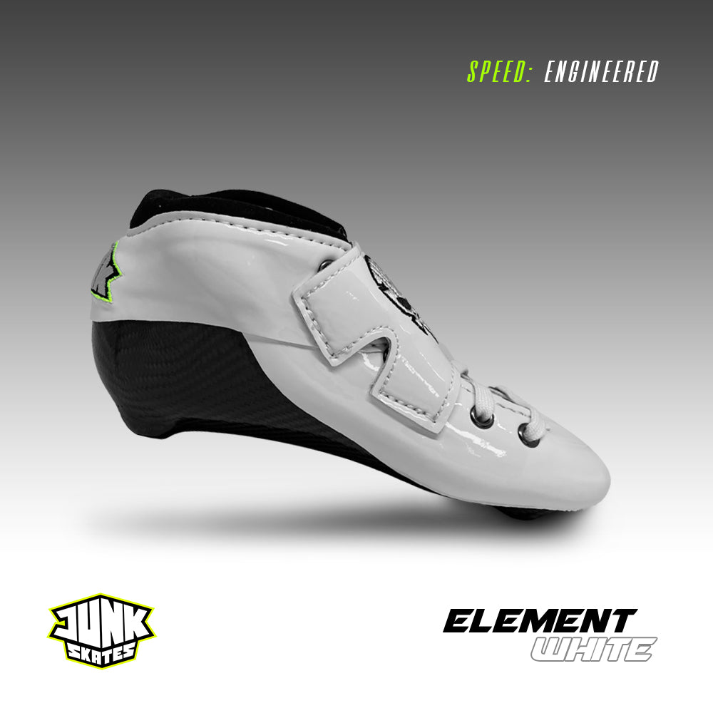 Junk Element White Premium Inline Skate Boots