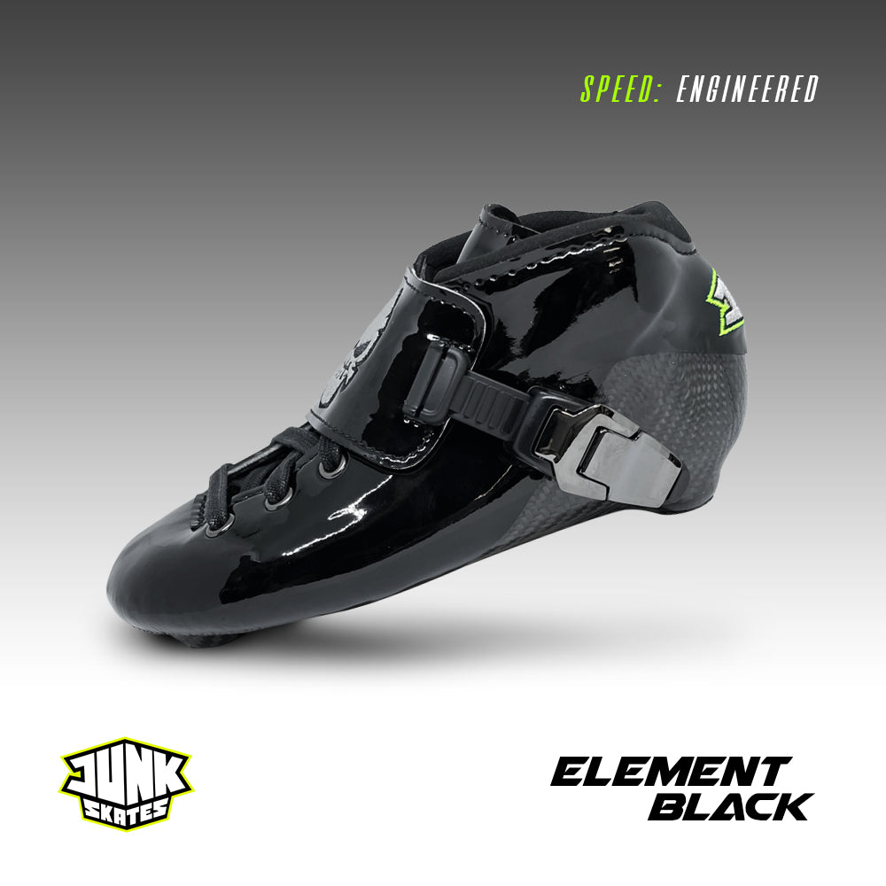 Junk Element Black Premium Inline Skate Boots
