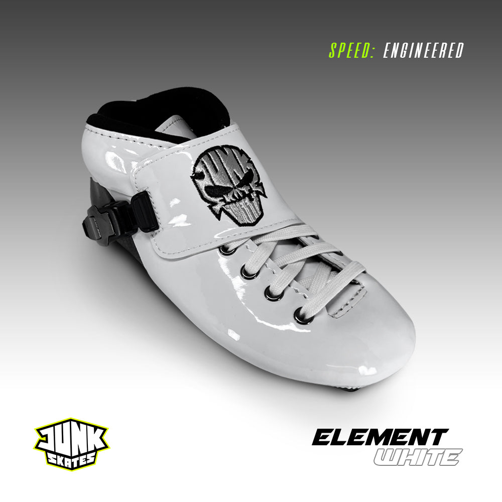 Junk Element White Premium Inline Skate Boots